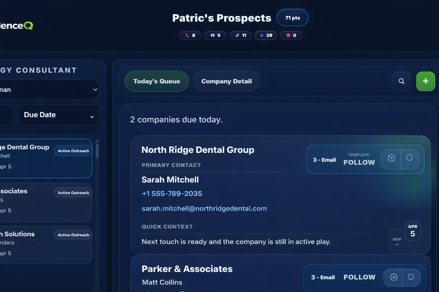CadenceQ product screenshot